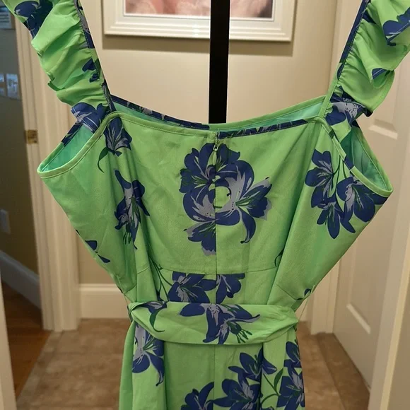 Likely Mini Charlotte Dress In Green Petal. NWT. Size 10 - Picture 12 of 13
